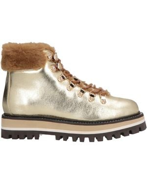 Lola Cruz Ankle Boots - Natural
