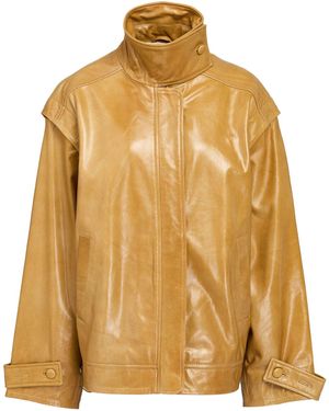 REMAIN Birger Christensen Marigold Jacket Sheepskin - Metallic