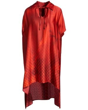 Masnada Mini Dress Viscose - Red