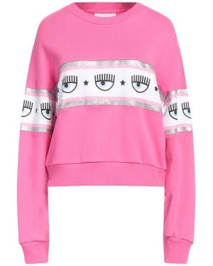 Chiara Ferragni Fuchsia Sweatshirt Cotton - Pink