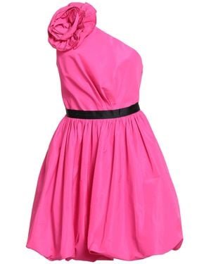 Pinko Fuchsia Mini Dress Polyester - Pink
