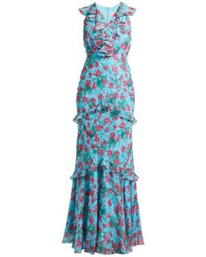 Saloni Vestito Lungo - Blu