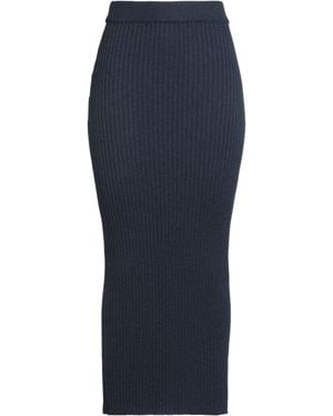 Maliparmi Midi Skirt Viscose, Polyamide, Wool, Cashmere - Blue