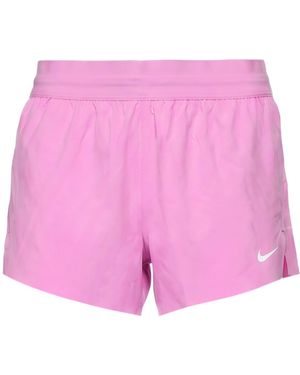 Nike Shorts & Bermuda Shorts Polyester, Elastane - Pink
