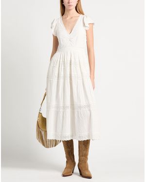 LoveShackFancy Esilda Heritage Cotton Midi Dress For in Pink | Lyst