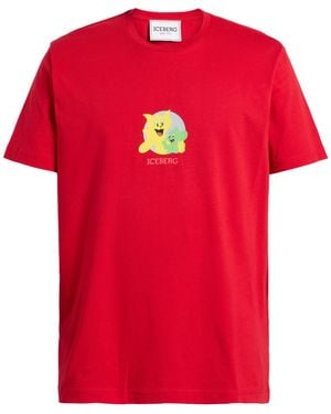 Iceberg T-Shirts - Rot