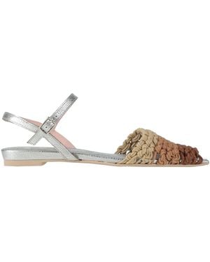 Ras Camel Sandals Synthetic Material - Natural
