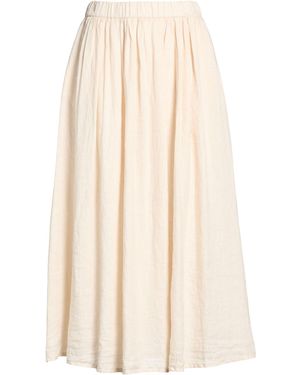 Peserico Easy Midi Skirt Linen - Natural
