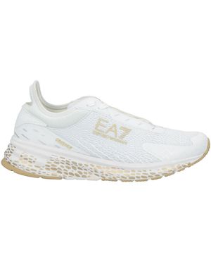 EA7 Trainers Polyester, Thermoplastic Polyurethane - White