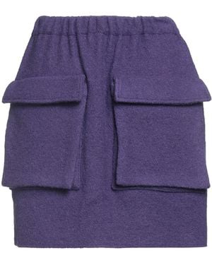THE M.. Mini Skirt Wool - Blue