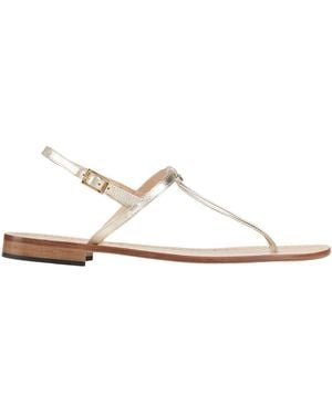 Paolo Ferrara Thong Sandal Leather - White