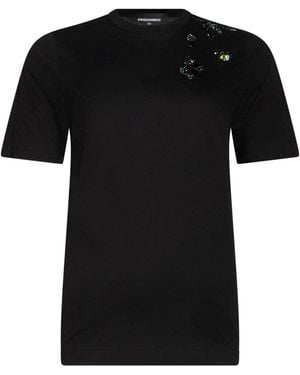 DSquared² T-Shirt Cotton - Black