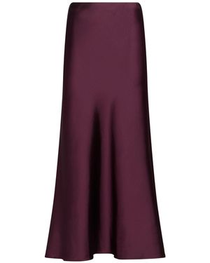 Imperial Maxi Skirt Polyester - Purple