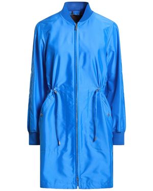 Moorer Overcoat & Trench Coat - Blue