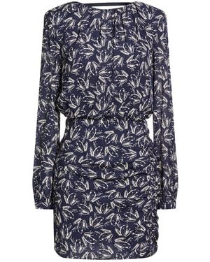 SKILLS & GENES Mini Dress Viscose - Blue
