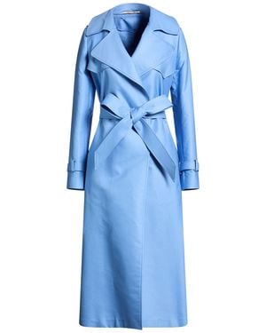 Tagliatore 0205 Overcoat & Trench Coat Cotton, Polyamide - Blue