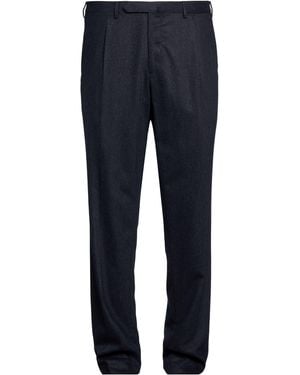 Santaniello Trousers Wool, Elastane - Blue