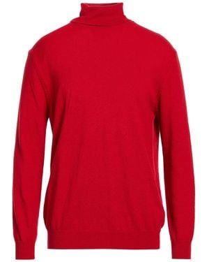 Stilosophy Turtleneck Wool, Viscose, Polyamide, Cashmere - Red
