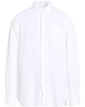 120% Lino Shirt Linen - White