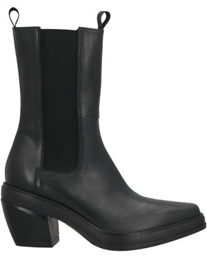 Elena Iachi Ankle Boots Leather - Black