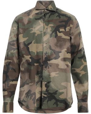 Alessandro Gherardi Military Shirt Cotton, Elastane - Grey