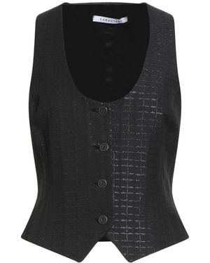 Caractere Couture-Weste - Schwarz