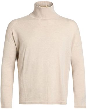 Gentry Portofino Turtleneck Virgin Wool, Cashmere - White