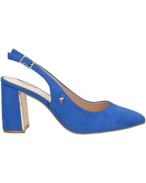Menbur Court Shoes Textile Fibres - Blue