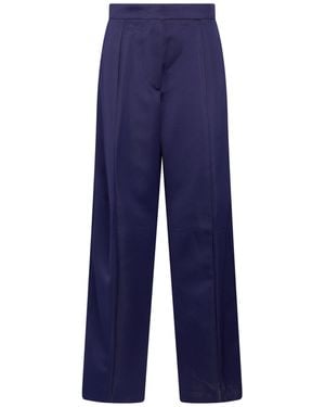 Sportmax Pants Polyester - Blue