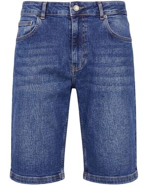 Fred Mello Denim Shorts Cotton, Elastane - Blue
