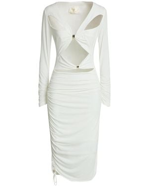EUREKA by BABYLON Midi Dress Polyamide, Elastane - White