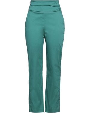 Annarita N. Pants Polyester, Elastane - Green