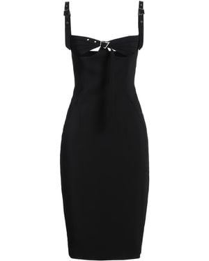 Mugler Mini Dress Viscose, Elastane, Polyamide - Black
