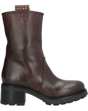 Parisienne Ankle Boots Leather - Brown