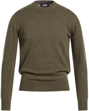 Alpha Studio Sweaters - Green