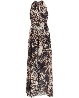 NUALY Maxi Dress Polyester - White