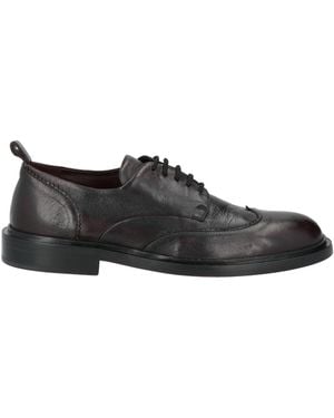 Pomme D'or Lace-Up Shoes Leather - Black