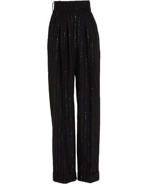 Alexandre Vauthier Pants Wool, Polyamide, Elastane - Black