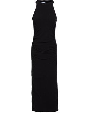 James Perse Maxi Dress Cotton, Polyurethane - Black