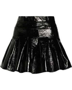 Giamba Mini Skirt Polyester, Polyurethane - Black