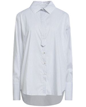 SKILLS & GENES Charcoal Shirt Cotton, Polyamide, Elastane - White