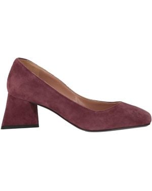 Pollini Plum Pumps Leather - Purple