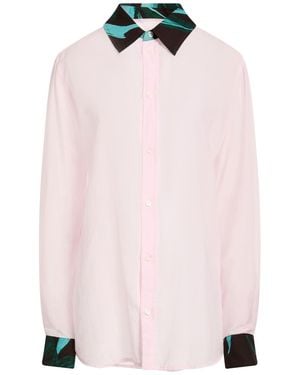 Louisa Ballou Shirt Cotton, Silk - Pink