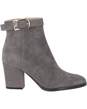 Sergio Rossi Ankle Boots Leather - Gray