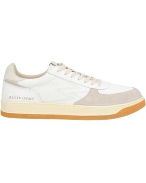 Moaconcept Trainers Leather, Textile Fibres - White