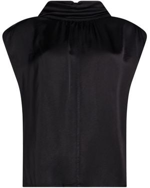 Manila Grace Top Viscose - Black