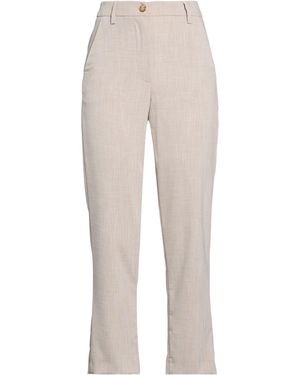 Oltre Pants Polyester, Viscose, Elastane - White