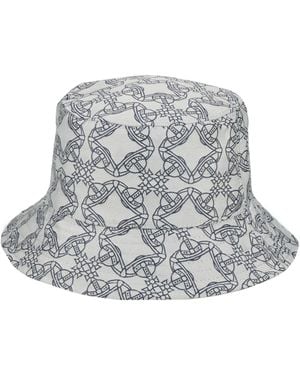 Vivienne Westwood Hat Recycled Polyester, Cotton - Gray