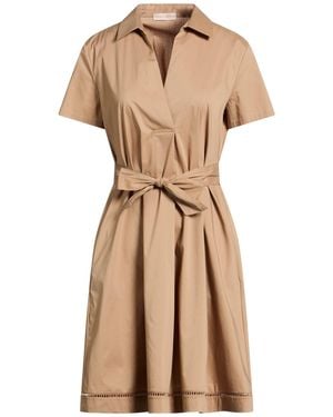 Purotatto Mini Dress Cotton, Polyamide, Elastane - Natural