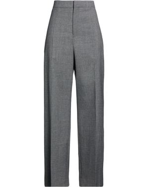 Loewe Charcoal Pants Wool, Cotton - Gray